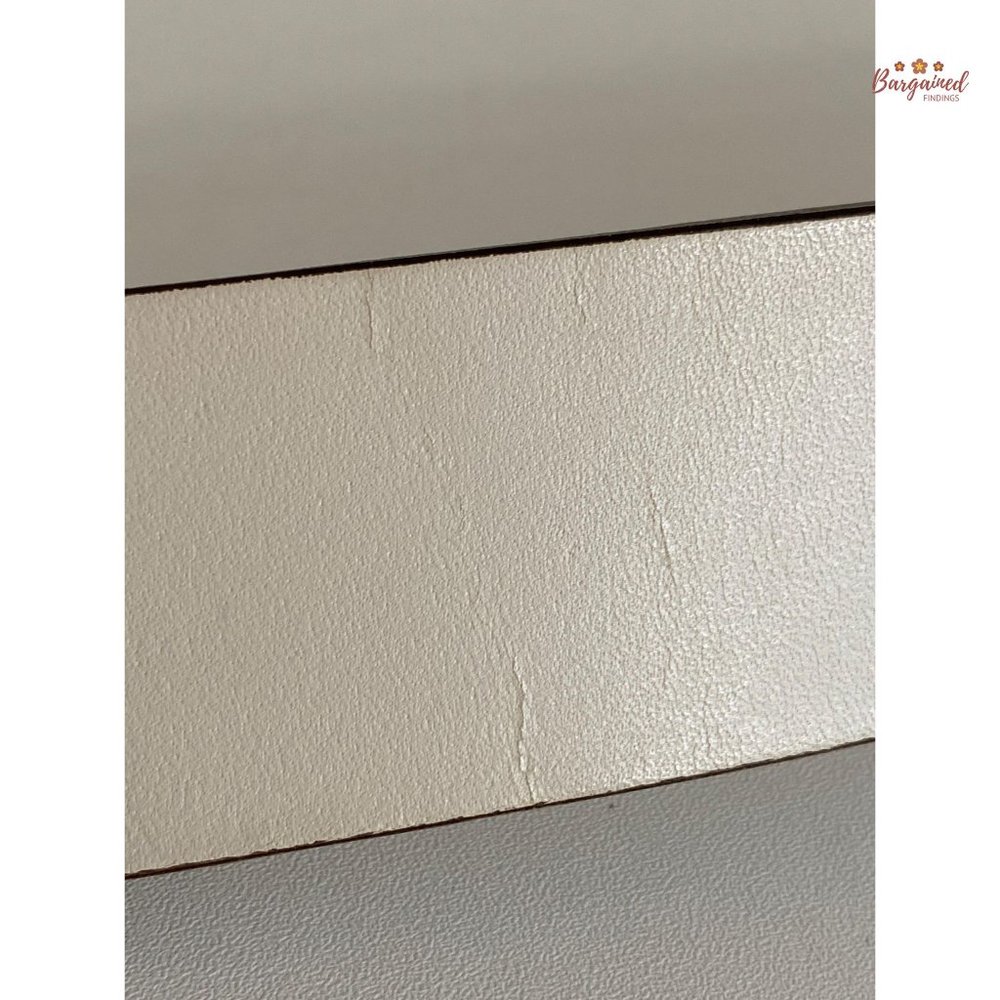 Authentic Gucci Vintage Cream Leather Gold G Logo Buckle Belt Size 95/38 - Picture 13 of 14